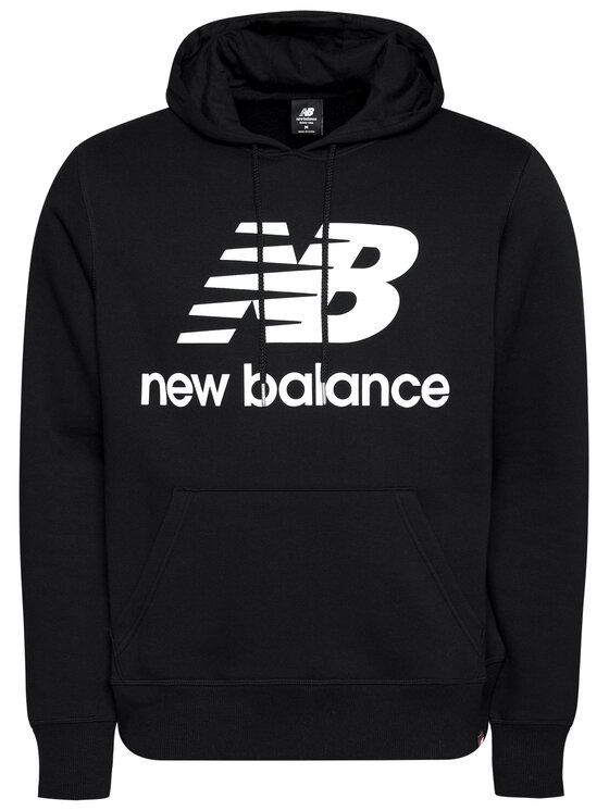 New Balance New Balance Bluză MT03578 Negru Relaxed Fit