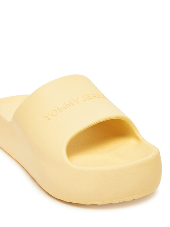 Tommy Jeans Tommy Jeans Şlapi Tjw Chunky Pool Slide Ess EN0EN02879 Galben