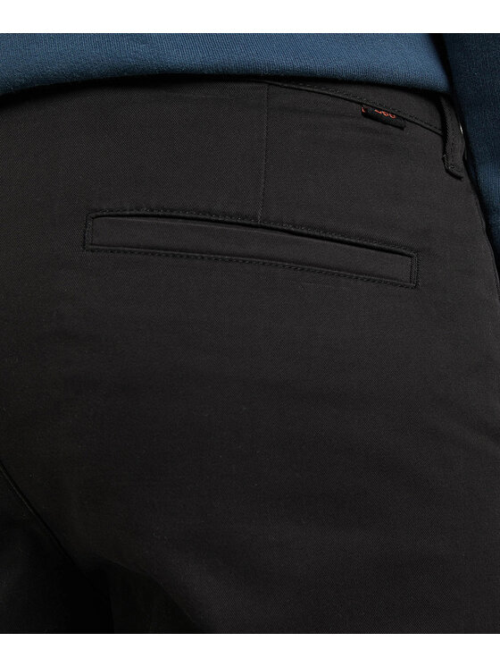 Lee Lee Chinosy 112322422 Czarny Regular Fit