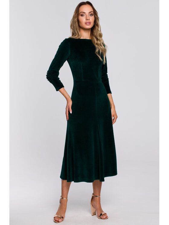 Made of Emotion Made of Emotion Abito da cocktail M557 Verde Custom Fit