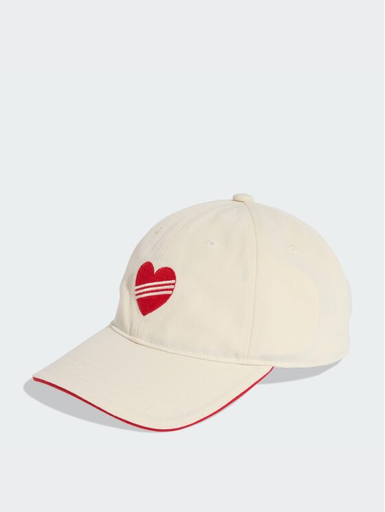 adidas adidas Czapka z daszkiem BASEBALL CAP WITH SCRUNCHY Biały