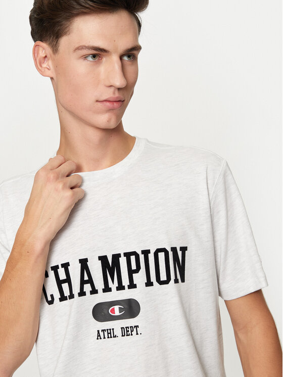 Champion T shirt 220432 Gris Regular Fit Modivo