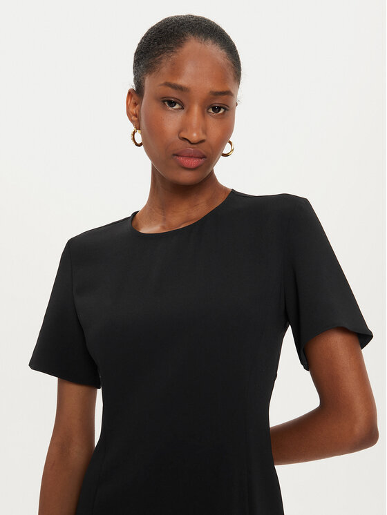 Marella Marella Vestito da giorno Patto 2423226123 Nero Regular Fit