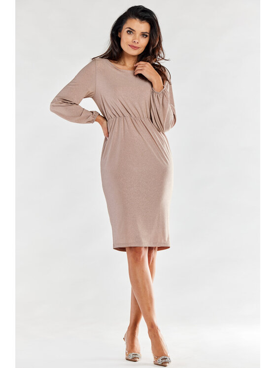 Awama Awama Abito da sera A551 Beige Basic Fit