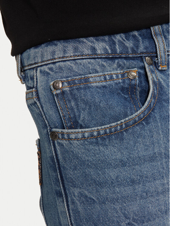 Just Cavalli Just Cavalli Jeans hlače 77OAB500 Modra Slim Fit