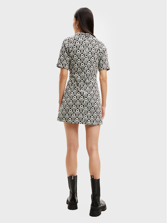 Desigual Desigual Džemper haljina Karen 22WWVK72 Šarena Regular Fit