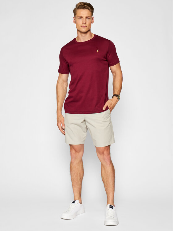 T shirt ralph best sale lauren bordeaux