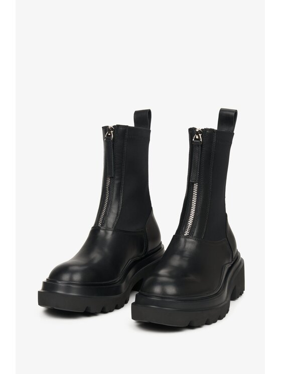 Estro Estro Μποτάκια ER00112121 Μαύρο