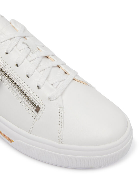 Clarks Clarks Sneakersy Hollyrose Zip 26185917 Biela