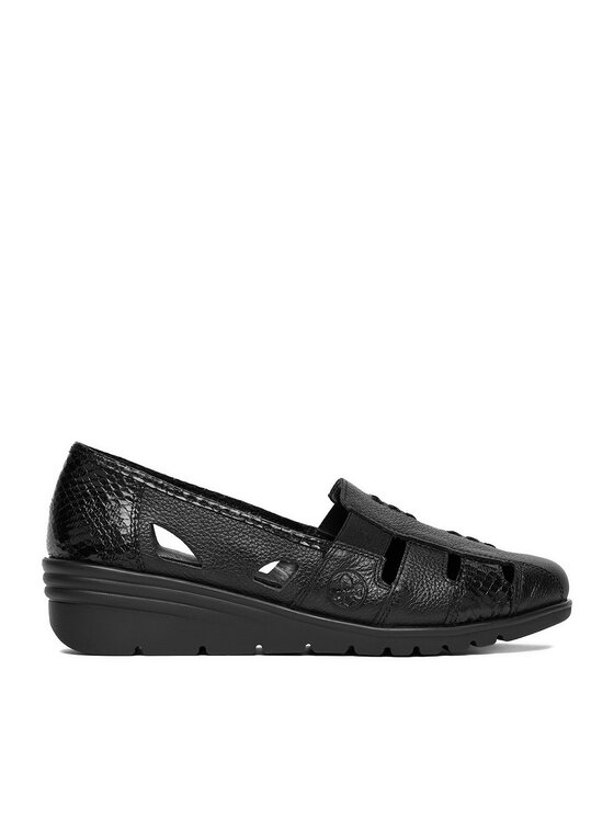 Rieker Pantofi L5358-00 Negru