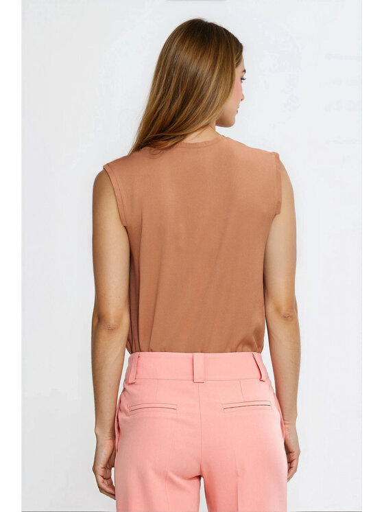 NIFE NIFE Halenka B213 Hnědá Regular Fit