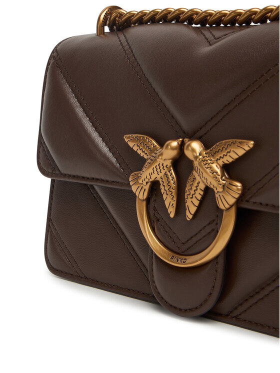 PINKO PINKO Дамска чанта Love One Mini Light Dc Al 25-26 PLTT 104550 A2OS Кафяв