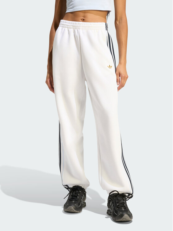 adidas adidas Spodnie dresowe 164782 Biały Loose Fit