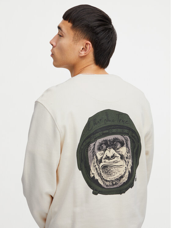 Blend Blend Sweatshirt 20716539 Écru Regular Fit