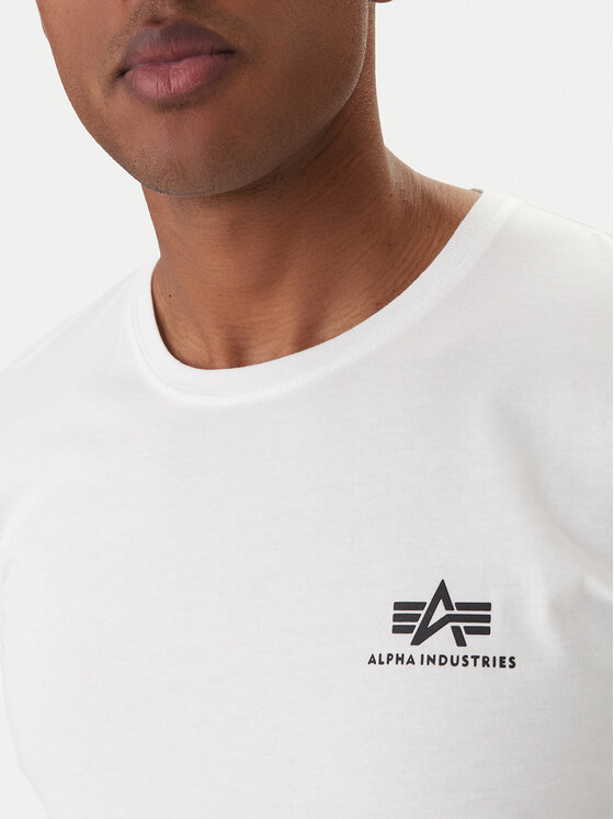 Alpha Industries Alpha Industries Tričko Basic 188505 Biela Regular Fit