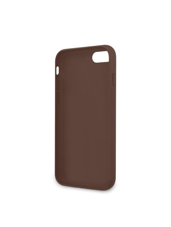Guess Guess Etui na telefon 4G Bottom Stripe Collection Brązowy