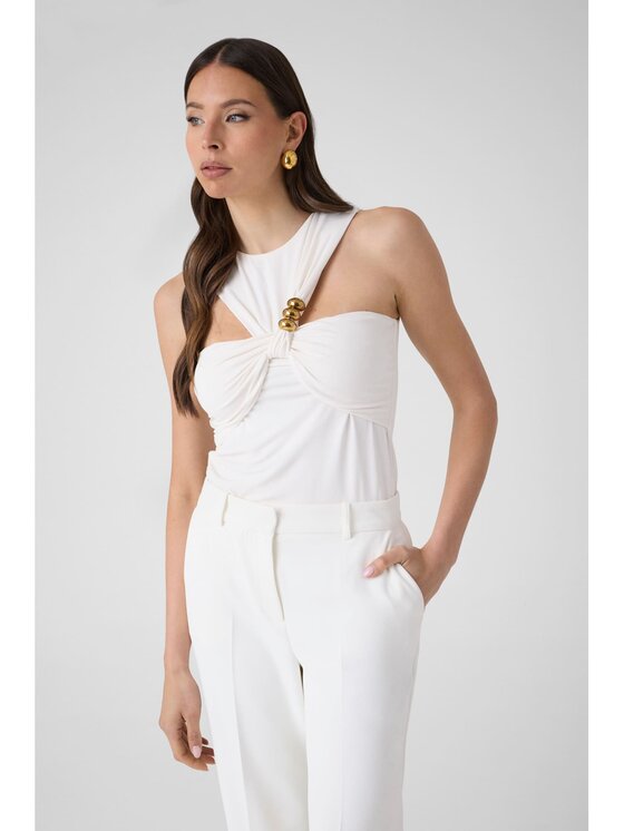 Guess Guess Top 184568 Beżowy Classic Fit