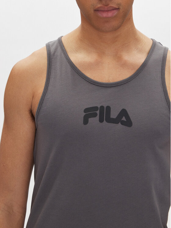 Fila Fila Majica brez rokavov Lirey FAM0919 Siva Slim Fit