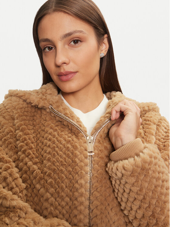 Guess Guess Demisezoninė striukė W3BL50 WFSD0 Smėlio Regular Fit