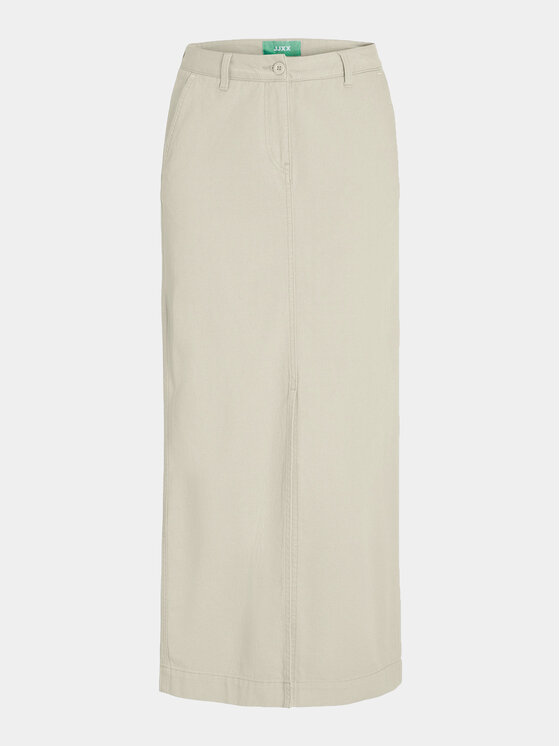 JJXX JJXX Maxi sukňa Maddy 12253013 Écru Regular Fit