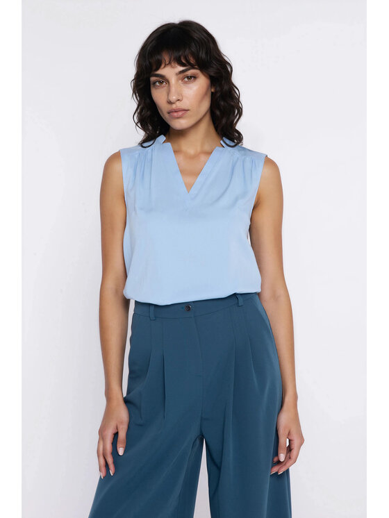 NIFE NIFE Halenka B221 Světle modrá Regular Fit