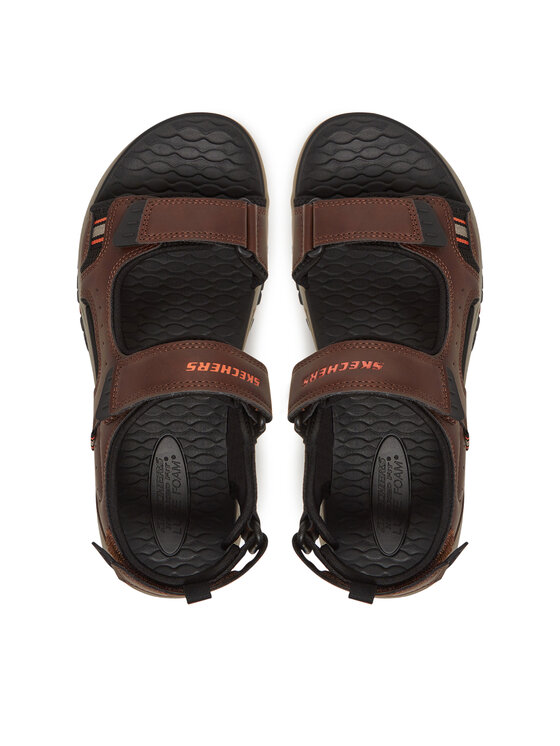 Skechers Skechers Sandały Prewitt-Rigdon 205139/BRBK Brązowy