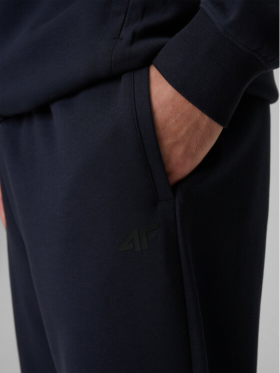 4F 4F Spodnie dresowe ESSENTIAL 2 Granatowy Regular Fit