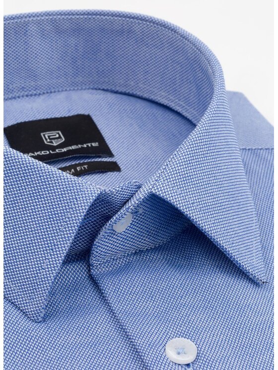Pako Lorente Pako Lorente Koszula PPLM9-1X-462 Niebieski Slim Fit