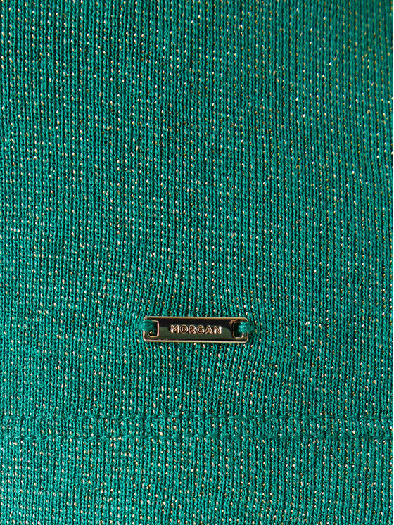 Morgan Morgan Top 251-DIDONI Zielony Slim Fit
