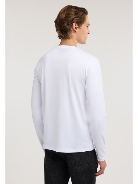 Trussardi Trussardi T-Shirt G0238100040N001 Biały Regular Fit
