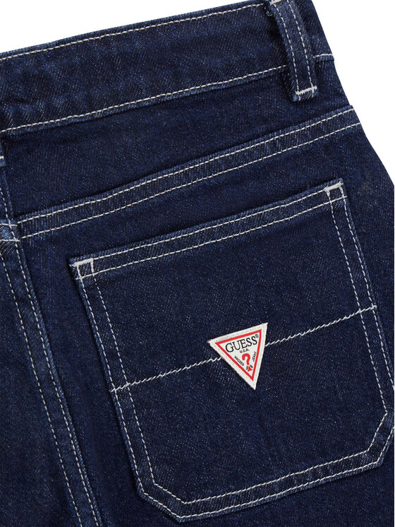 Guess Guess Jeans kratke hlače L6GD12 D8110 Mornarsko modra Regular Fit