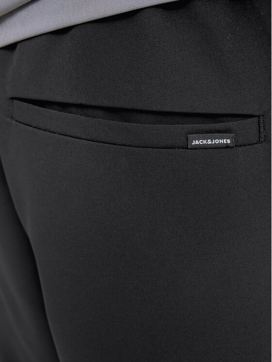 Jack & Jones Jack & Jones Pantaloni din material Kane 12286943 Negru Relaxed Fit