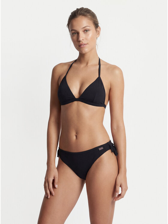Banana Moon Banana Moon Bikini pezzo sotto Vanita Fringes LSE01 Nero