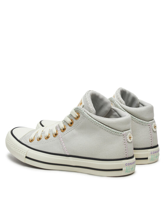 Converse Sneakers aus Stoff Chuck Taylor All Star Madison Mid A08734C Grau Modivo