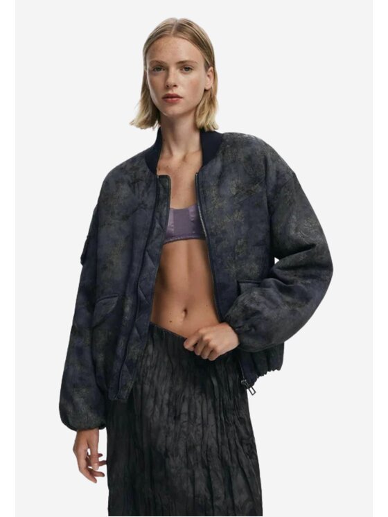 Desigual Desigual Φούστα midi FAL_BORDADOS Μαύρο Regular Fit