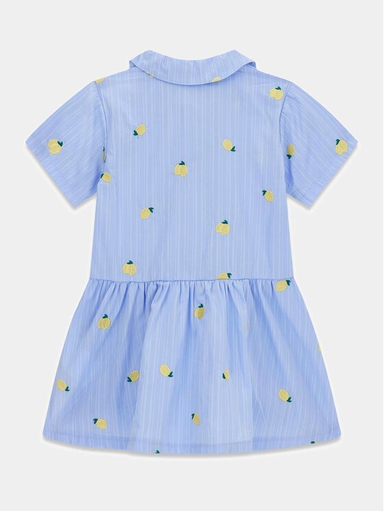 Guess Kids Guess Kids Vestito 181429 Blu Classic Fit