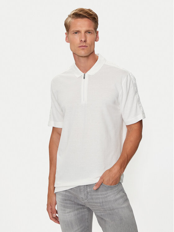 Armani Exchange Polokošeľa 6DZFLC ZJM5Z 1116 Biela Regular Fit