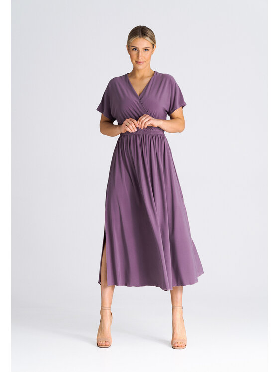 FIGL FIGLFIGL Vestito SUKIENKA M935 Viola Regular Fit