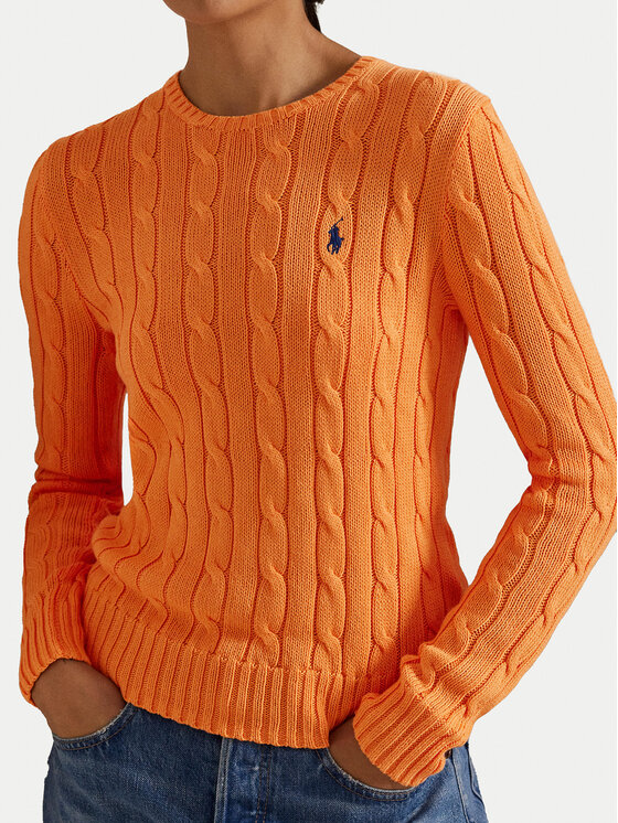 Polo Ralph Lauren Polo Ralph Lauren Svetr 211971869014 Oranžová Slim Fit