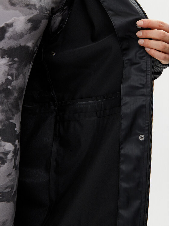 Rains Rains Geacă de ploaie String W 18550 Negru Regular Fit
