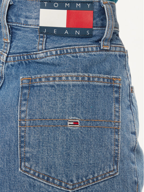 Tommy Jeans Tommy Jeans Pantaloni scurți de blugi DW0DW17646 Albastru Mom Fit
