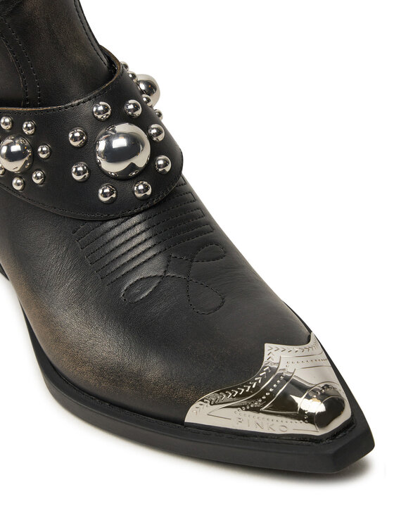 PINKO PINKO Καουμπόικες Μπότες & Μποτάκια Tex 07 SD0195P056 Μαύρο