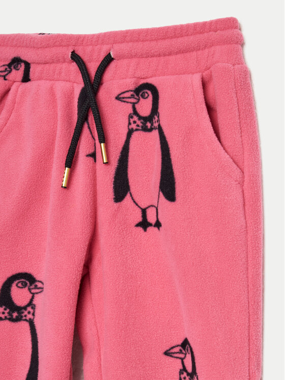 MINI RODINI Mini Rodini Pantaloni da tuta Penguin 1100009228 Rosa Regular Fit