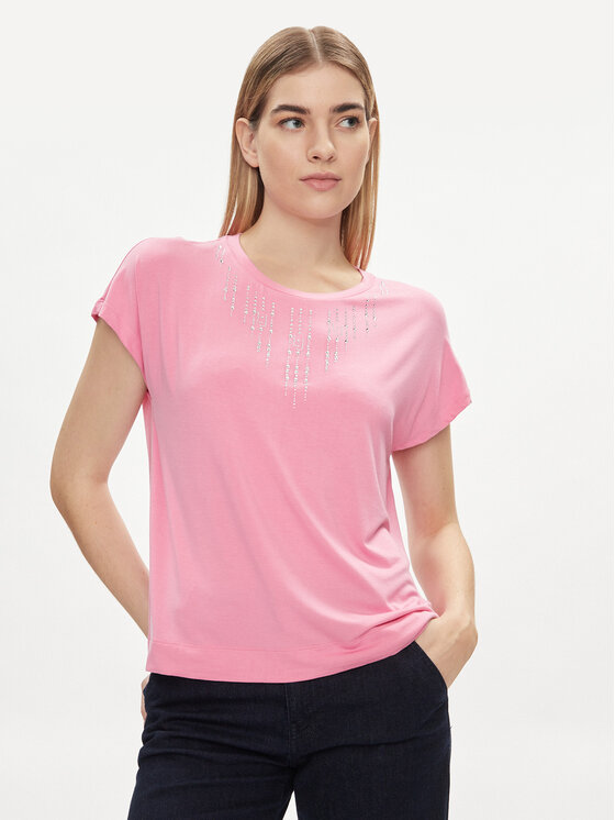 T-Shirt Liu Jo, Größe L Rosa TA4194 JS360