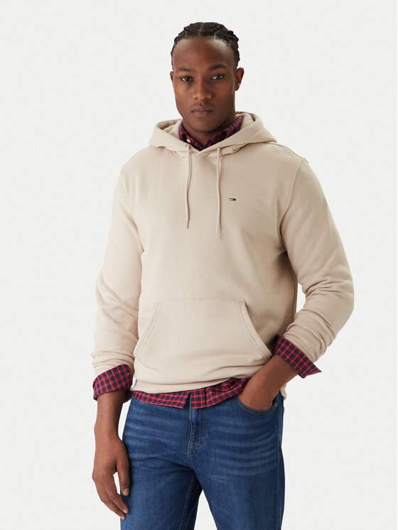 Tommy Jeans Tommy Jeans Pulóver DM0DM20742 Bézs Regular Fit