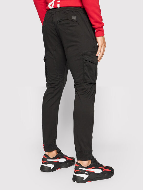 Alpha Industries Alpha Industries Jogger nohavice Twill 116202 Čierna Regular Fit