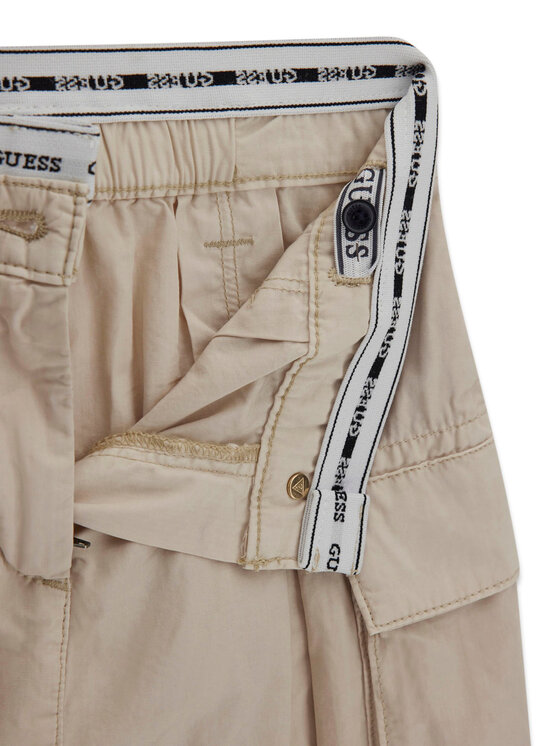 Guess Guess Suknja J6GD16 WHB40 Svijetlo bež Regular Fit