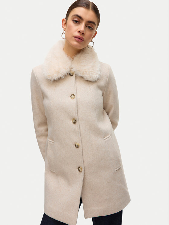 Vero Moda Vero Moda Átmeneti kabát Autumn 10331559 Bézs Regular Fit