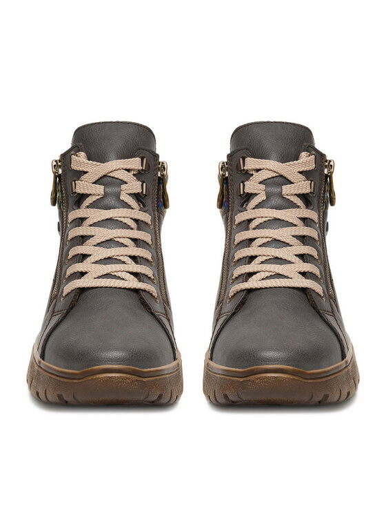 Rieker Rieker Schnürschuhe N1305-45 Grau