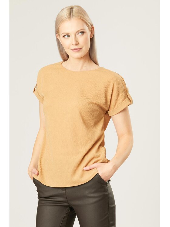 QUIOSQUE QUIOSQUE Halenka 16-TK-203 Béžová Regular Fit